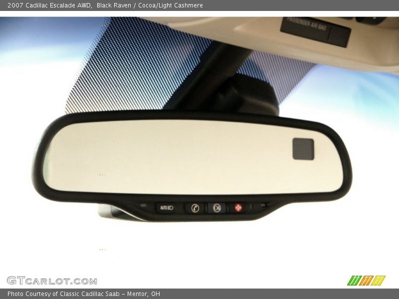 Black Raven / Cocoa/Light Cashmere 2007 Cadillac Escalade AWD