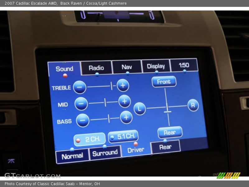 Black Raven / Cocoa/Light Cashmere 2007 Cadillac Escalade AWD