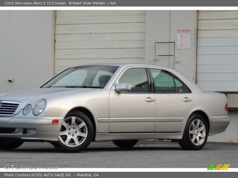 Brilliant Silver Metallic / Ash 2001 Mercedes-Benz E 320 Sedan