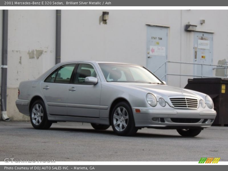Brilliant Silver Metallic / Ash 2001 Mercedes-Benz E 320 Sedan