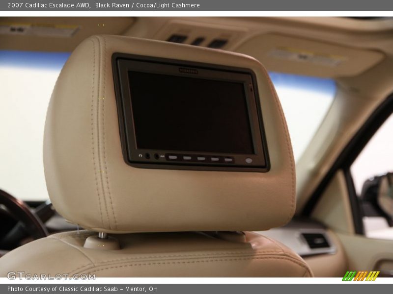Black Raven / Cocoa/Light Cashmere 2007 Cadillac Escalade AWD