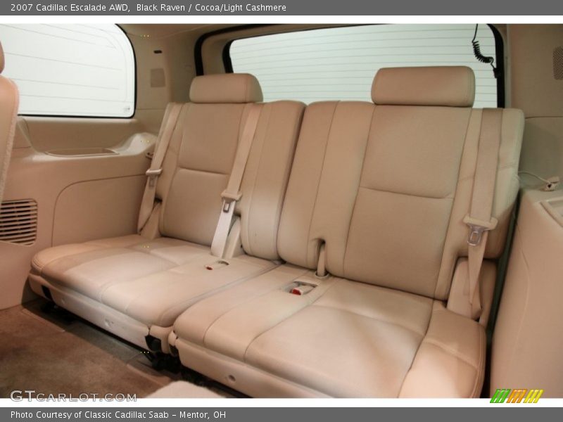 Black Raven / Cocoa/Light Cashmere 2007 Cadillac Escalade AWD