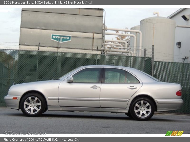 Brilliant Silver Metallic / Ash 2001 Mercedes-Benz E 320 Sedan