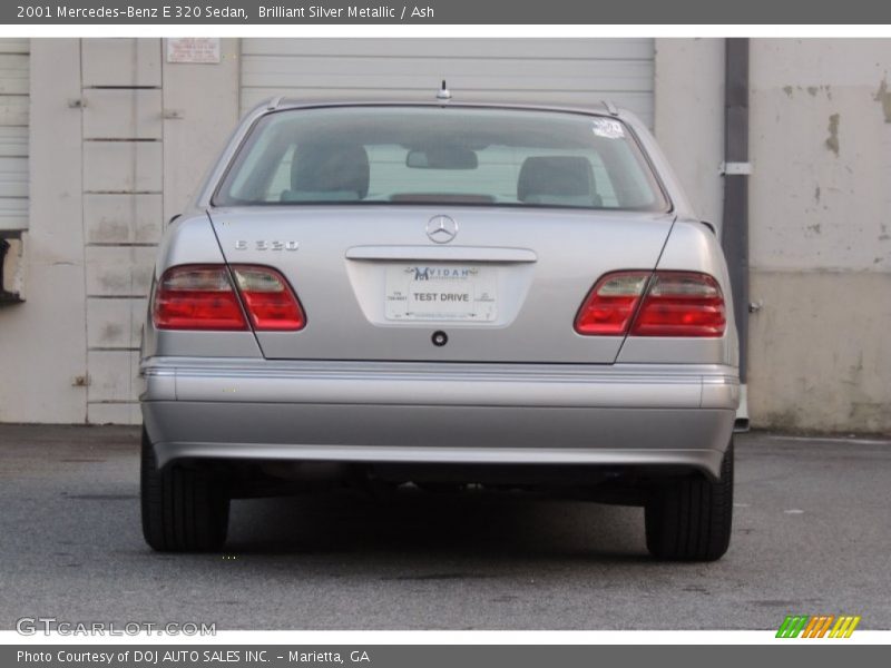 Brilliant Silver Metallic / Ash 2001 Mercedes-Benz E 320 Sedan