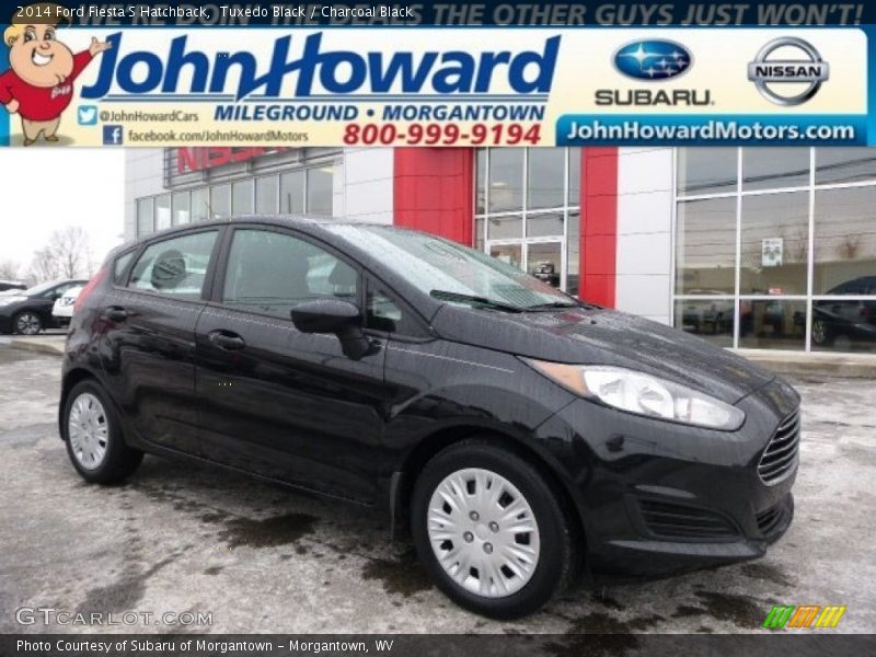 Tuxedo Black / Charcoal Black 2014 Ford Fiesta S Hatchback