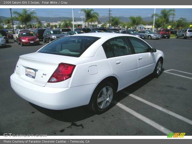 Polar White / Gray 2006 Saturn ION 3 Sedan