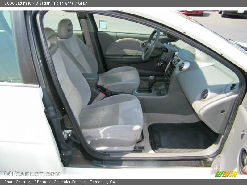 Polar White / Gray 2006 Saturn ION 3 Sedan