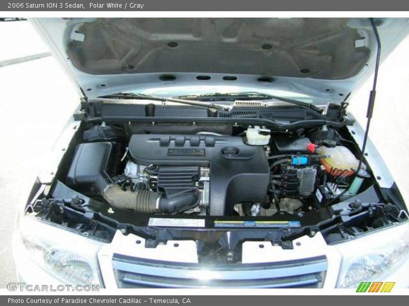 Polar White / Gray 2006 Saturn ION 3 Sedan