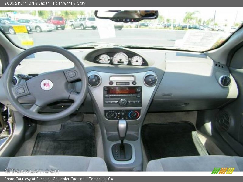 Polar White / Gray 2006 Saturn ION 3 Sedan