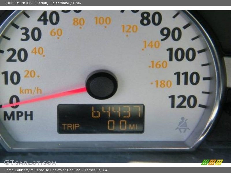 Polar White / Gray 2006 Saturn ION 3 Sedan