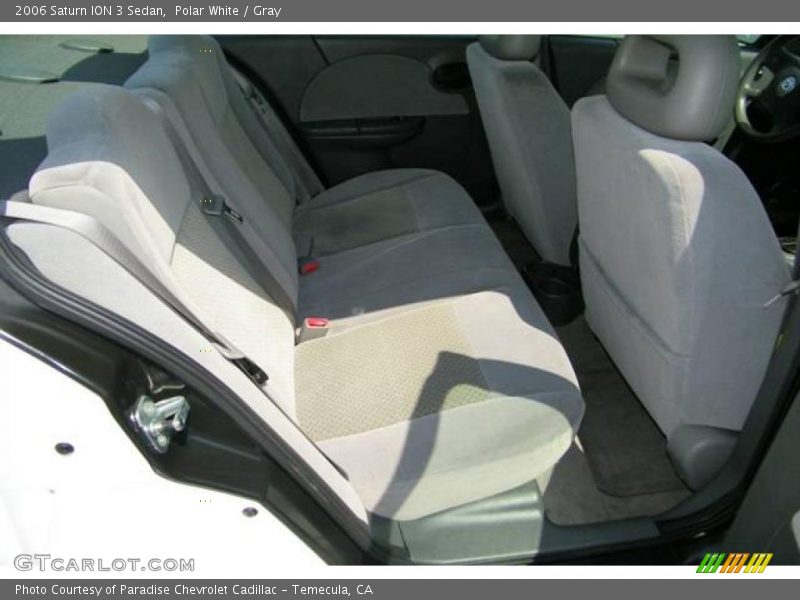 Polar White / Gray 2006 Saturn ION 3 Sedan