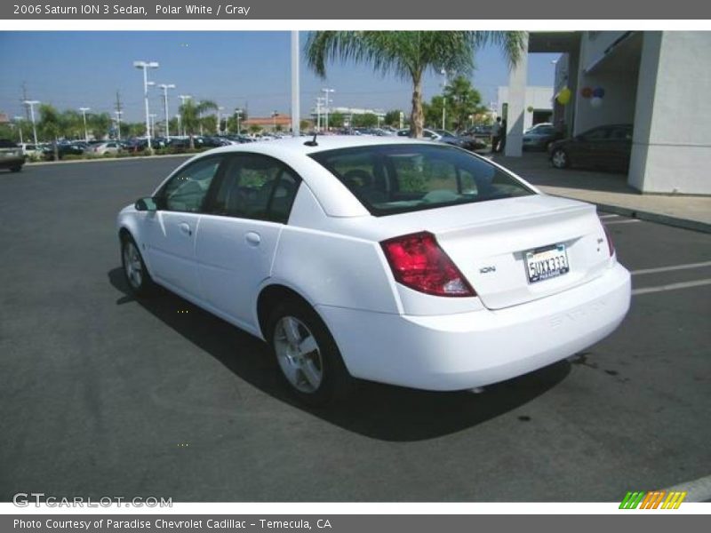 Polar White / Gray 2006 Saturn ION 3 Sedan