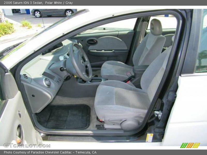 Polar White / Gray 2006 Saturn ION 3 Sedan