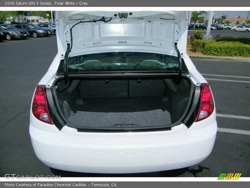Polar White / Gray 2006 Saturn ION 3 Sedan