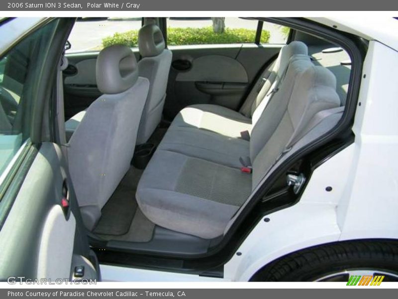 Polar White / Gray 2006 Saturn ION 3 Sedan