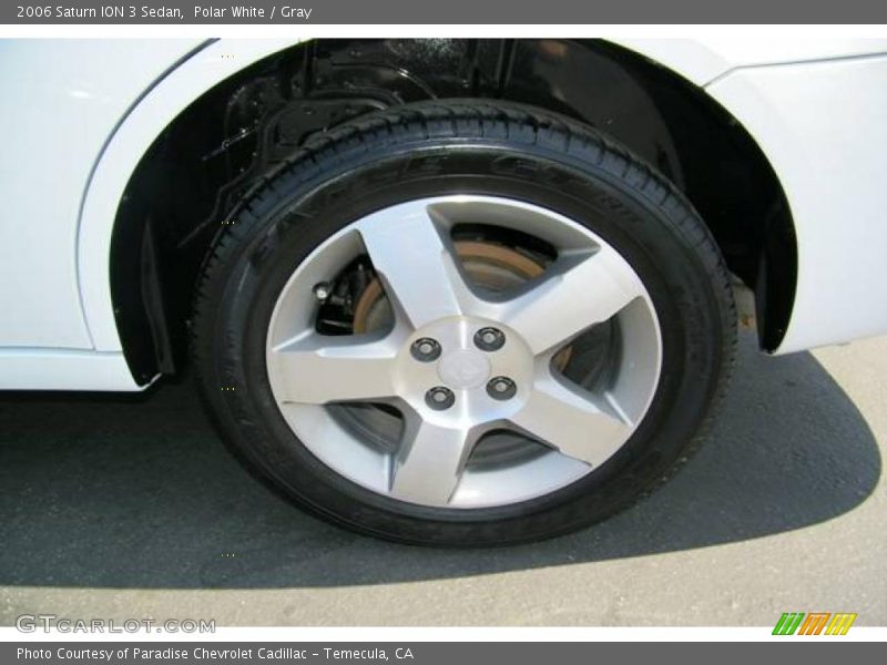 Polar White / Gray 2006 Saturn ION 3 Sedan