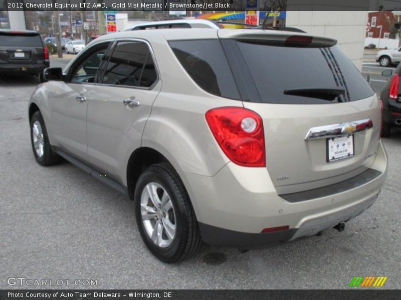 Gold Mist Metallic / Brownstone/Jet Black 2012 Chevrolet Equinox LTZ AWD