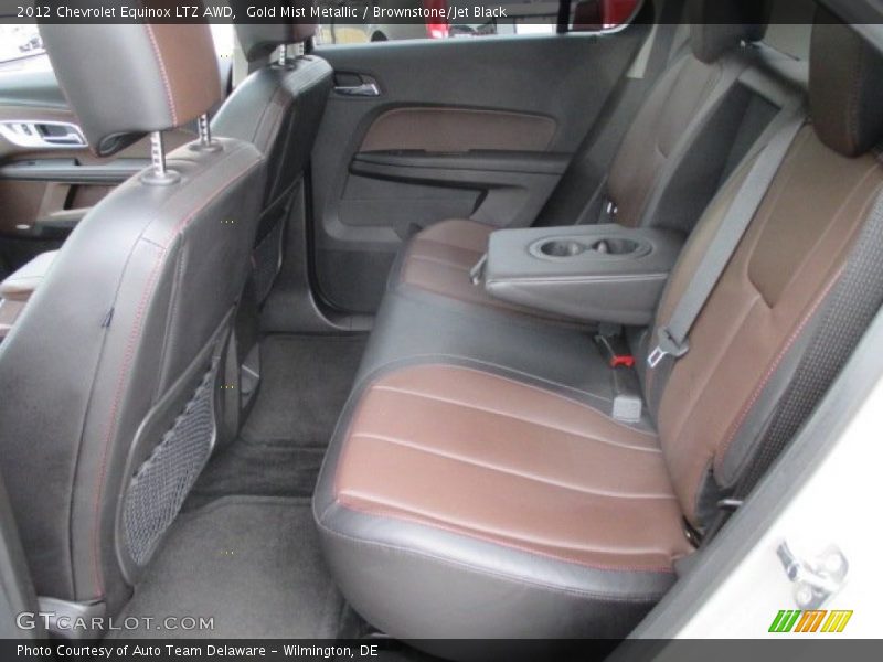 Gold Mist Metallic / Brownstone/Jet Black 2012 Chevrolet Equinox LTZ AWD
