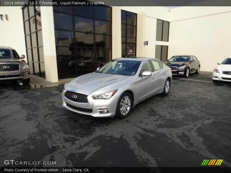 Liquid Platinum / Graphite 2014 Infiniti Q 50 3.7 Premium