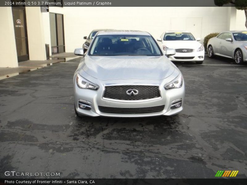 Liquid Platinum / Graphite 2014 Infiniti Q 50 3.7 Premium