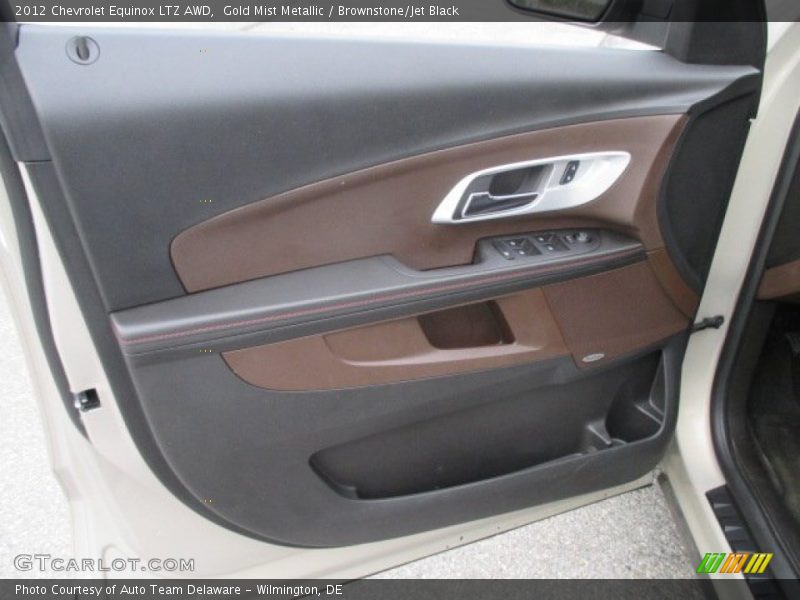 Gold Mist Metallic / Brownstone/Jet Black 2012 Chevrolet Equinox LTZ AWD