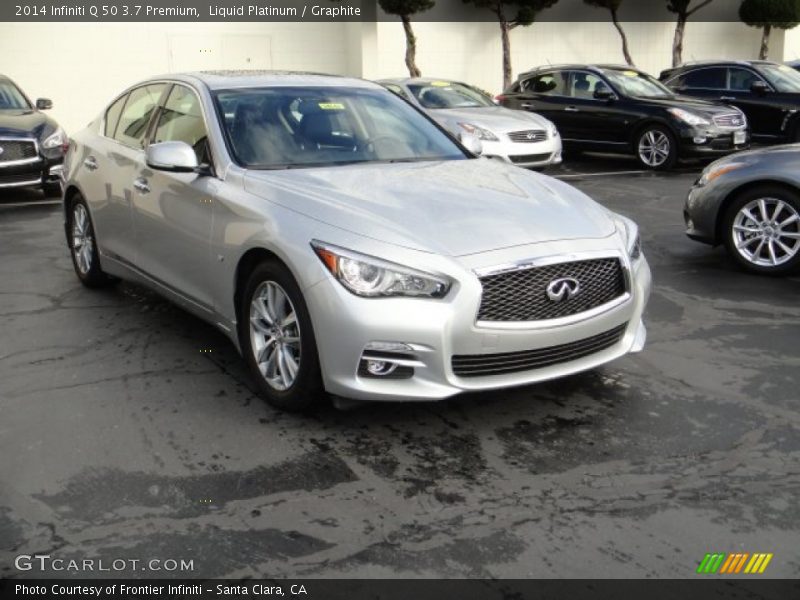 Liquid Platinum / Graphite 2014 Infiniti Q 50 3.7 Premium