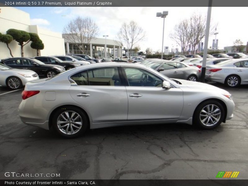 Liquid Platinum / Graphite 2014 Infiniti Q 50 3.7 Premium