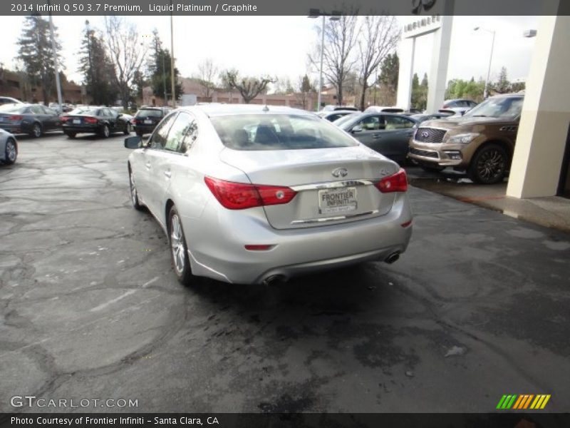 Liquid Platinum / Graphite 2014 Infiniti Q 50 3.7 Premium