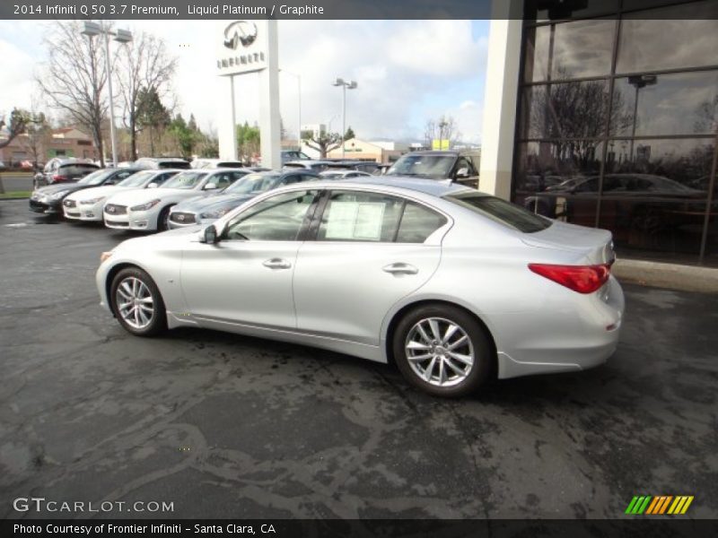 Liquid Platinum / Graphite 2014 Infiniti Q 50 3.7 Premium