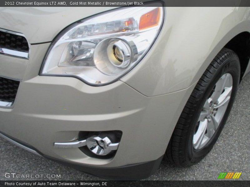 Gold Mist Metallic / Brownstone/Jet Black 2012 Chevrolet Equinox LTZ AWD