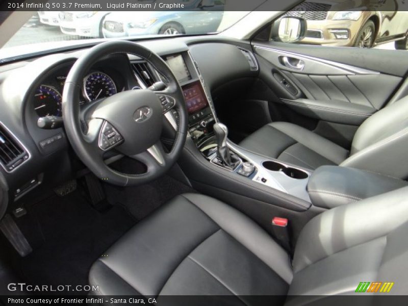 Liquid Platinum / Graphite 2014 Infiniti Q 50 3.7 Premium
