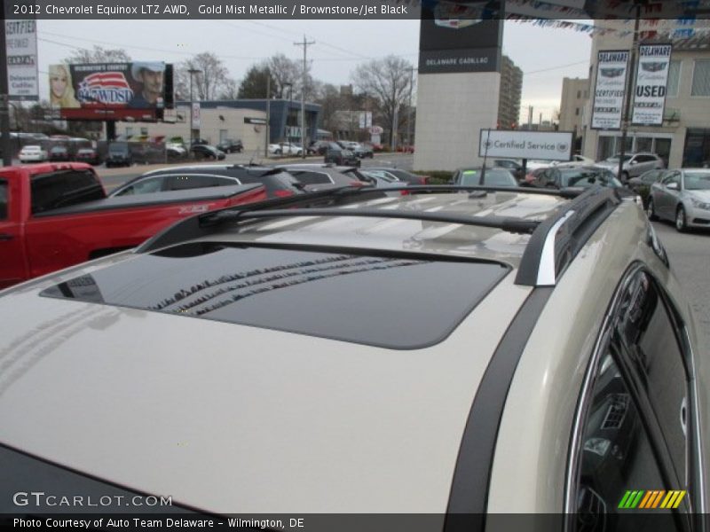 Gold Mist Metallic / Brownstone/Jet Black 2012 Chevrolet Equinox LTZ AWD