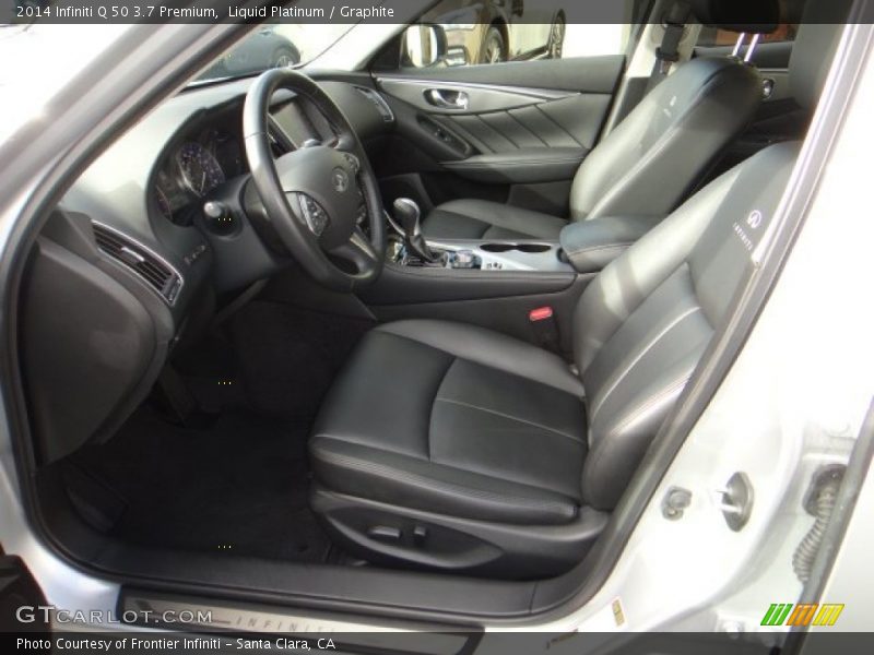 Liquid Platinum / Graphite 2014 Infiniti Q 50 3.7 Premium