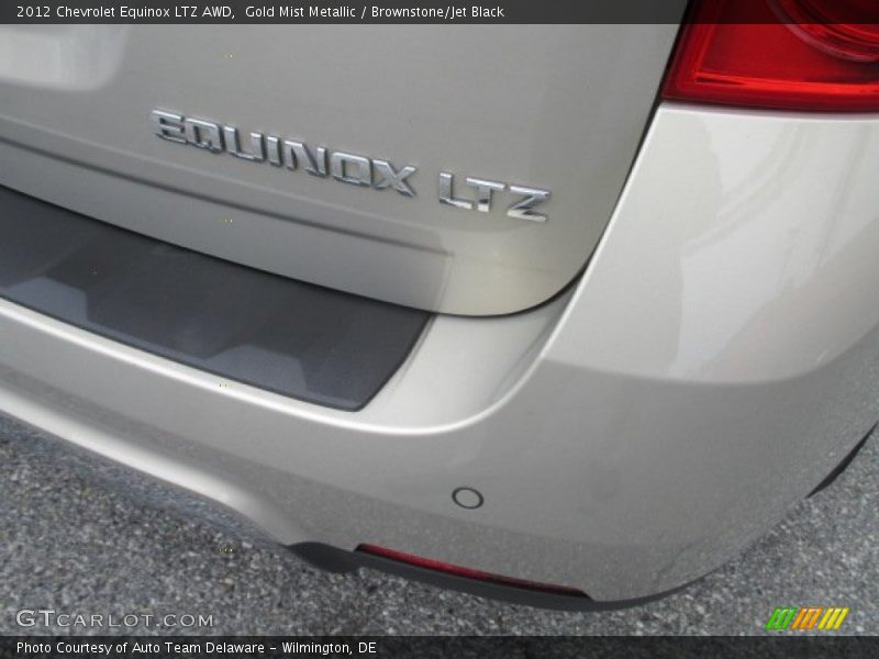 Gold Mist Metallic / Brownstone/Jet Black 2012 Chevrolet Equinox LTZ AWD