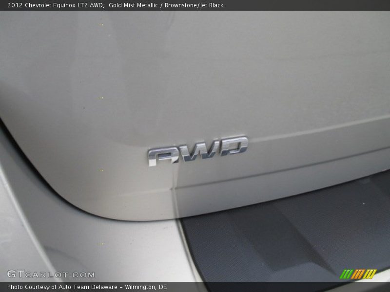 Gold Mist Metallic / Brownstone/Jet Black 2012 Chevrolet Equinox LTZ AWD
