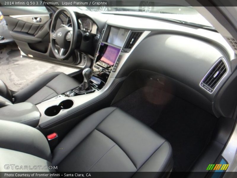 Liquid Platinum / Graphite 2014 Infiniti Q 50 3.7 Premium