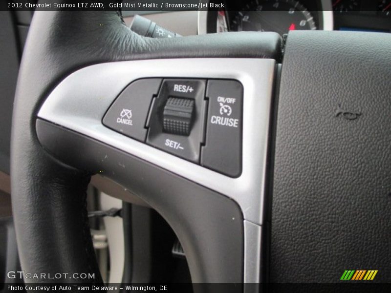Gold Mist Metallic / Brownstone/Jet Black 2012 Chevrolet Equinox LTZ AWD