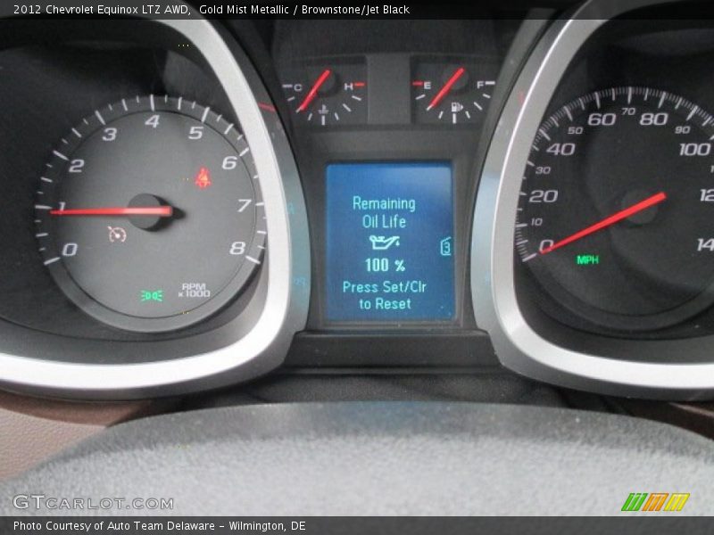 Gold Mist Metallic / Brownstone/Jet Black 2012 Chevrolet Equinox LTZ AWD