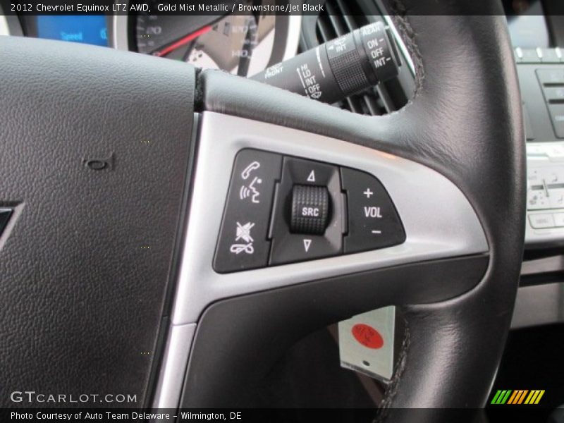 Gold Mist Metallic / Brownstone/Jet Black 2012 Chevrolet Equinox LTZ AWD