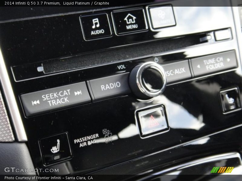 Liquid Platinum / Graphite 2014 Infiniti Q 50 3.7 Premium