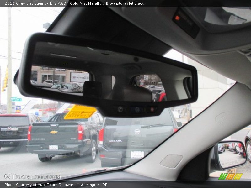 Gold Mist Metallic / Brownstone/Jet Black 2012 Chevrolet Equinox LTZ AWD