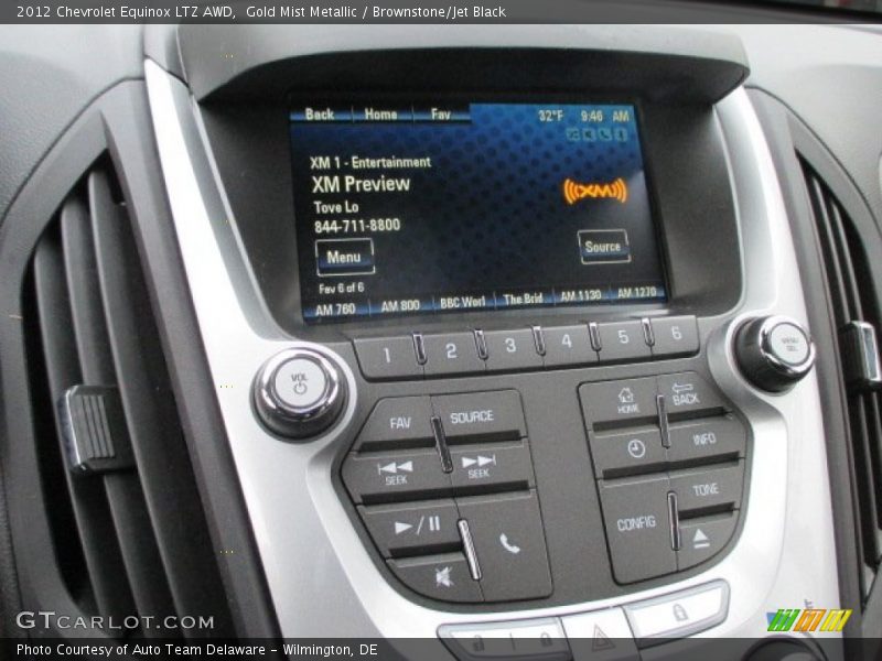 Gold Mist Metallic / Brownstone/Jet Black 2012 Chevrolet Equinox LTZ AWD