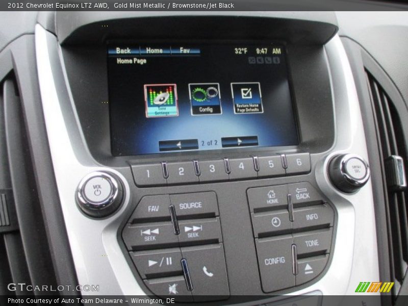 Gold Mist Metallic / Brownstone/Jet Black 2012 Chevrolet Equinox LTZ AWD