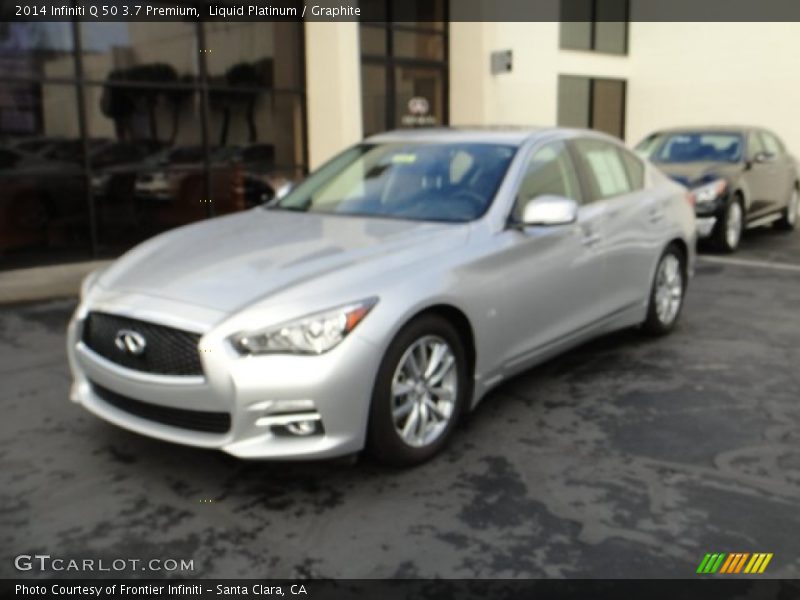 Liquid Platinum / Graphite 2014 Infiniti Q 50 3.7 Premium