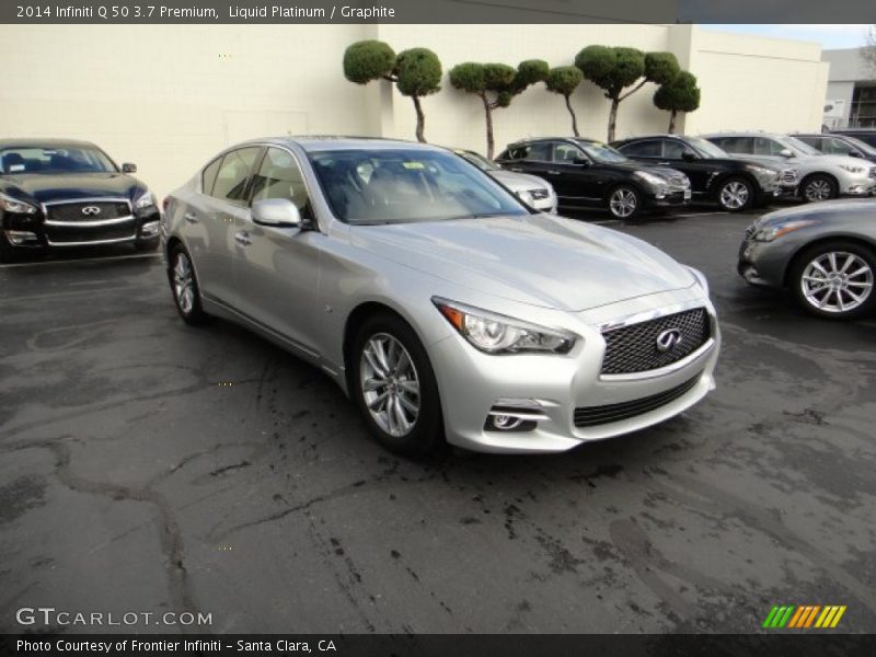 Liquid Platinum / Graphite 2014 Infiniti Q 50 3.7 Premium