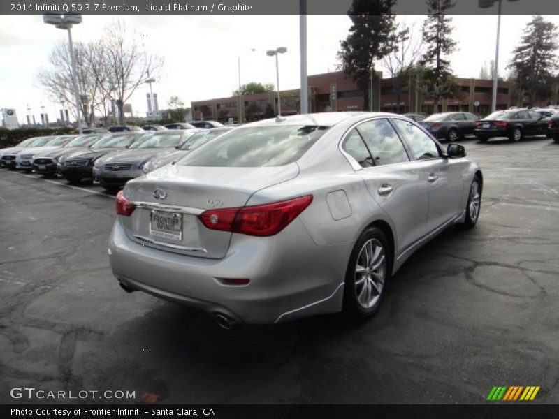 Liquid Platinum / Graphite 2014 Infiniti Q 50 3.7 Premium