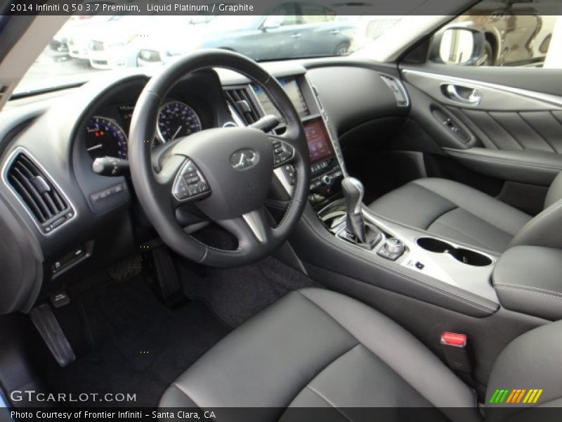 Liquid Platinum / Graphite 2014 Infiniti Q 50 3.7 Premium