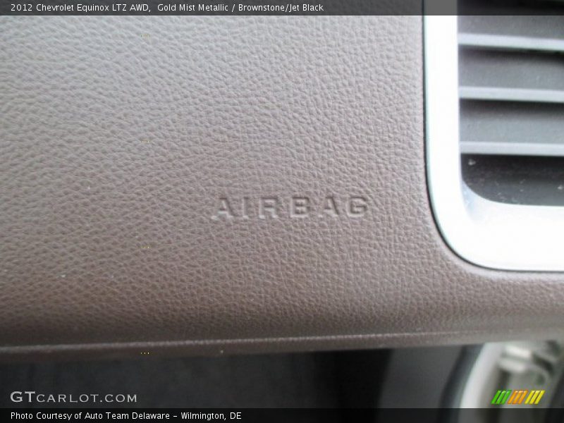 Gold Mist Metallic / Brownstone/Jet Black 2012 Chevrolet Equinox LTZ AWD