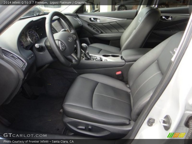 Liquid Platinum / Graphite 2014 Infiniti Q 50 3.7 Premium