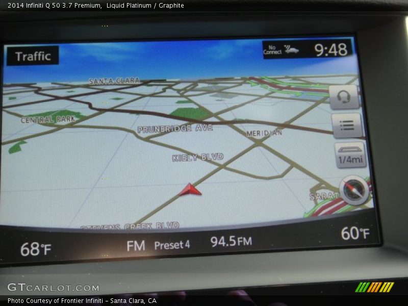 Liquid Platinum / Graphite 2014 Infiniti Q 50 3.7 Premium